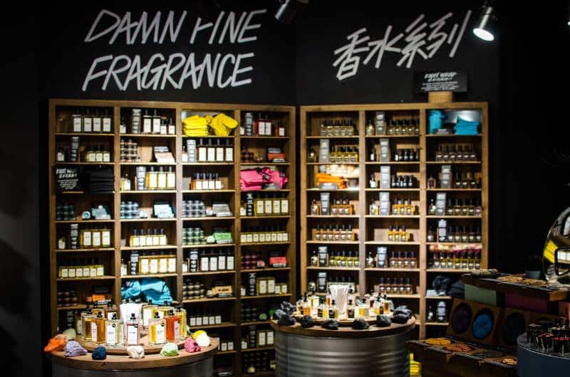 sustainable beauty brand lush 