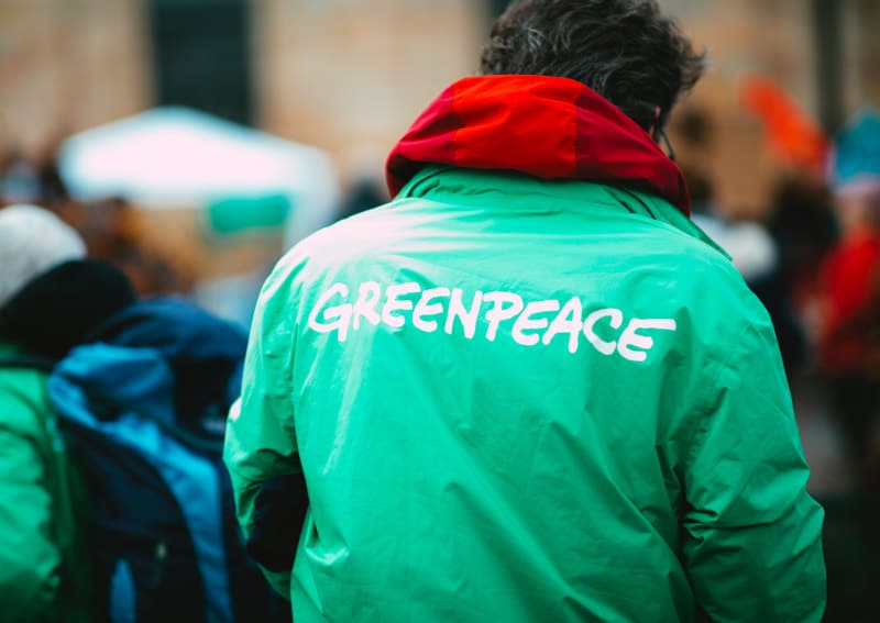 environmental charity list Greenpeace